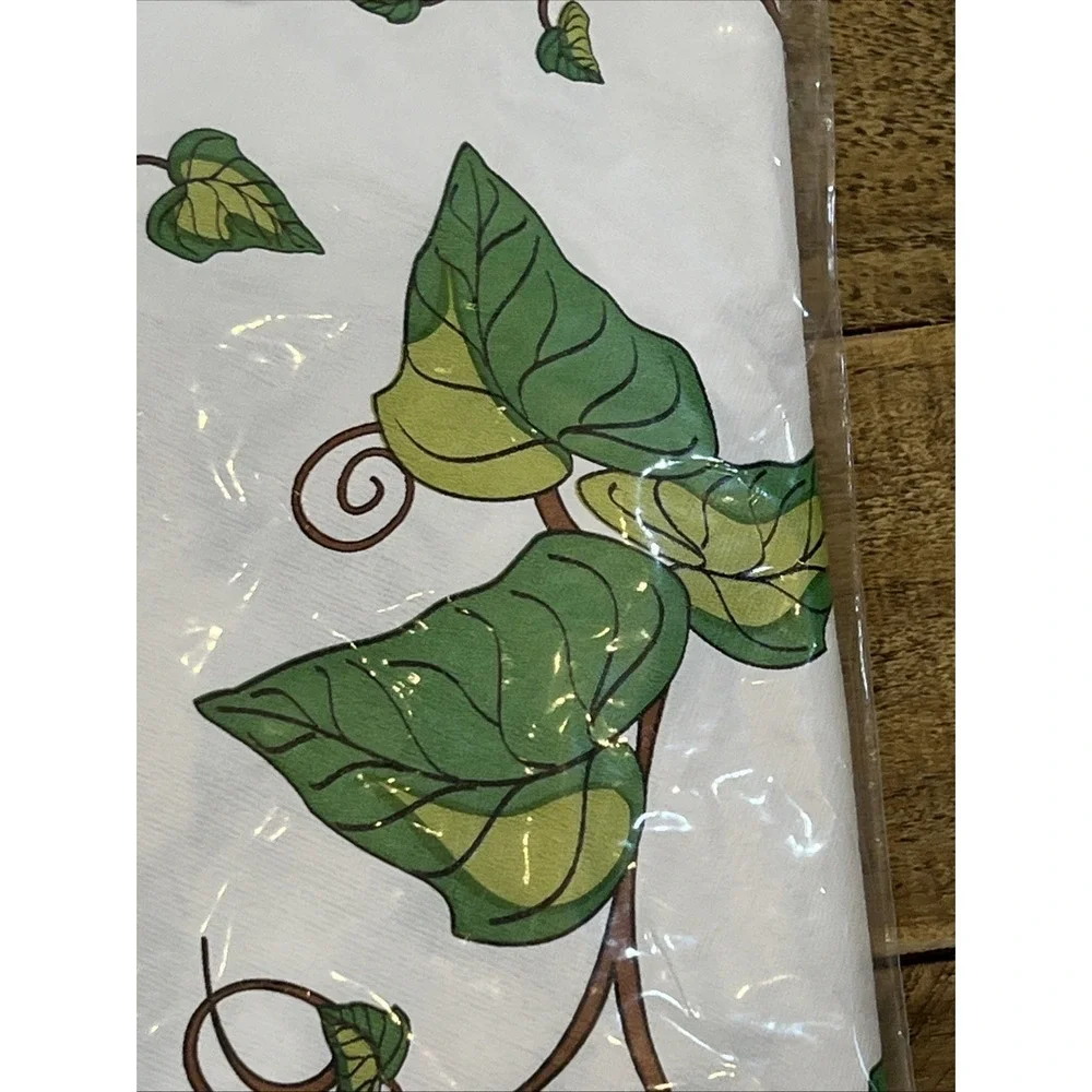 Vinyl Fitted Soft Flannel Tablecloth, 48